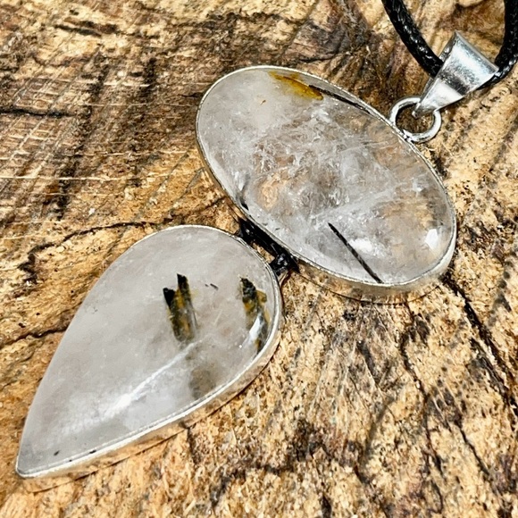 Rutilated Quartz Pendant 2 1/2” - Picture 7 of 8